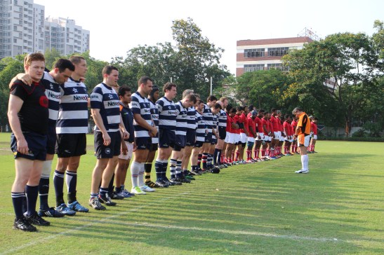 The traditional 1 minute silence for Vandals lost in the Bali bombing