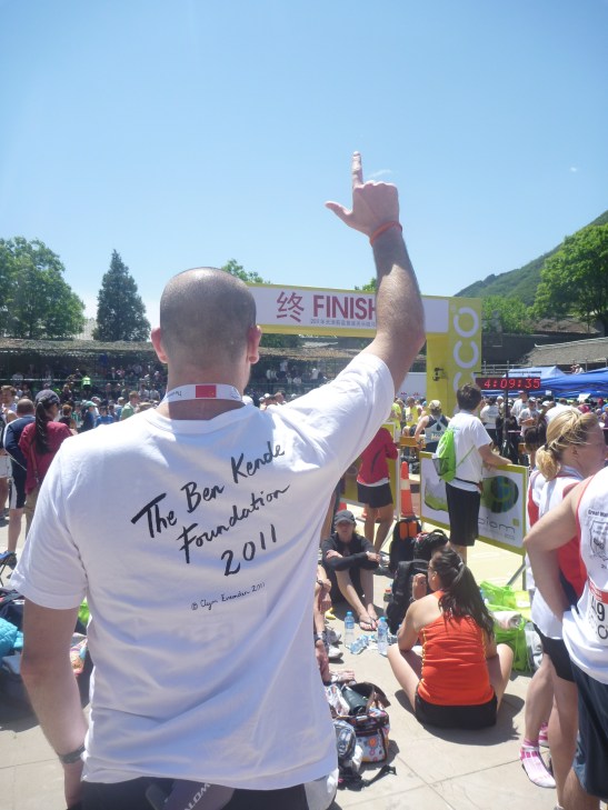 The Ben Kende Foundation was one of the charities that I ran for. It supports Ben, an 18 year old HKFC player, who broke his neck 1 month before me, and was in the same hospital.